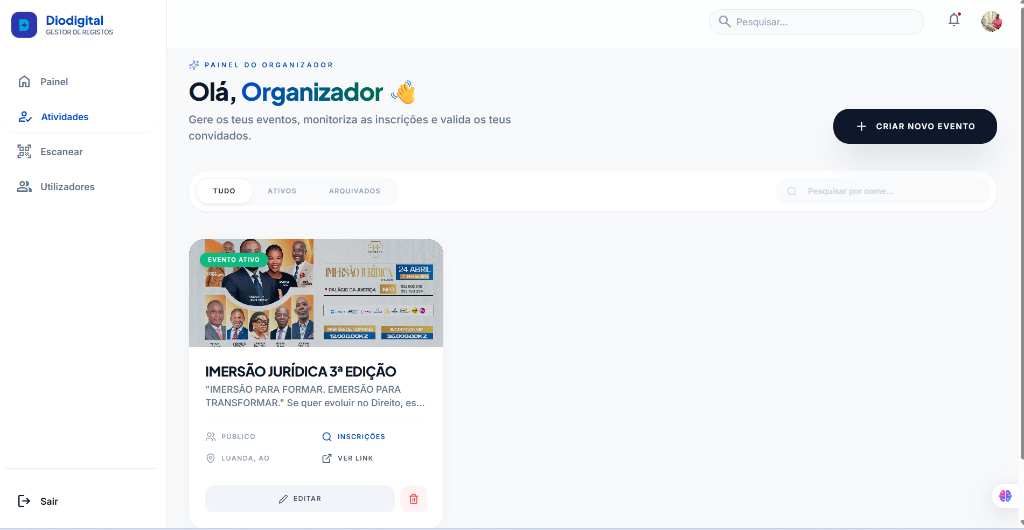 DIODIGITAL Dashboard